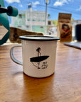 PEACE Metal Coffee Mug