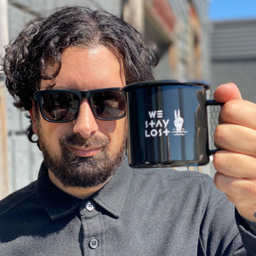 PEACE Metal Coffee Mug